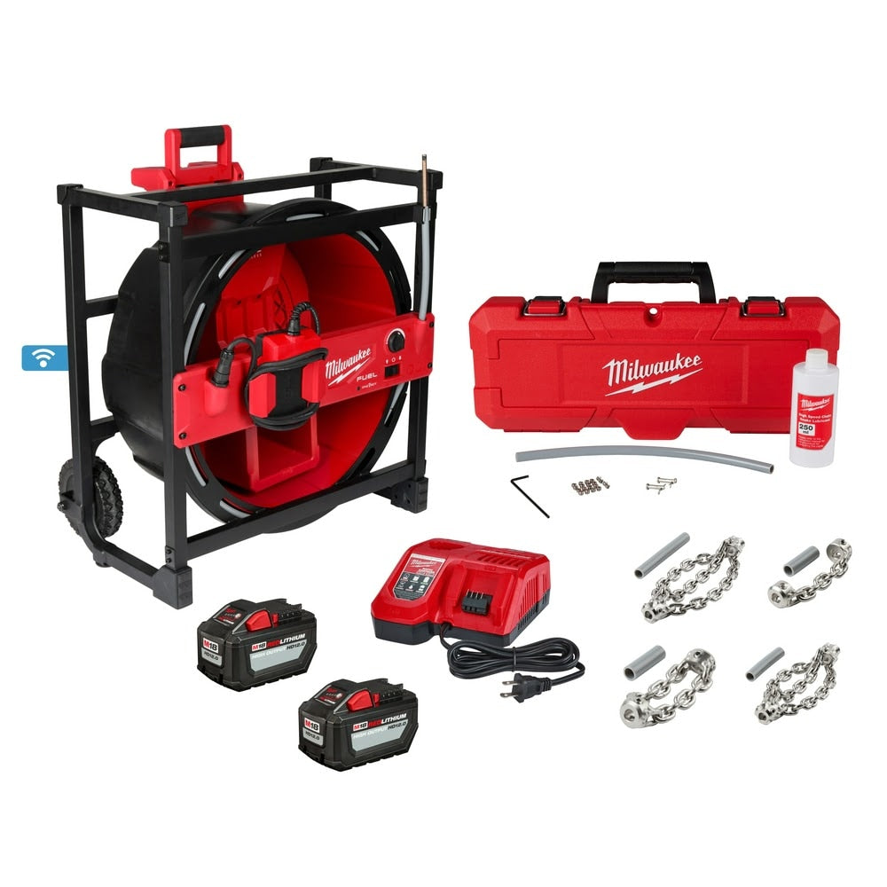 Sell your used Milwaukee tools – Get cash for Milwaukee 2819-22 M18 FUEL High Speed Chain Snake for 1-1/2" – 4" Pipes at WeBuyTool.com