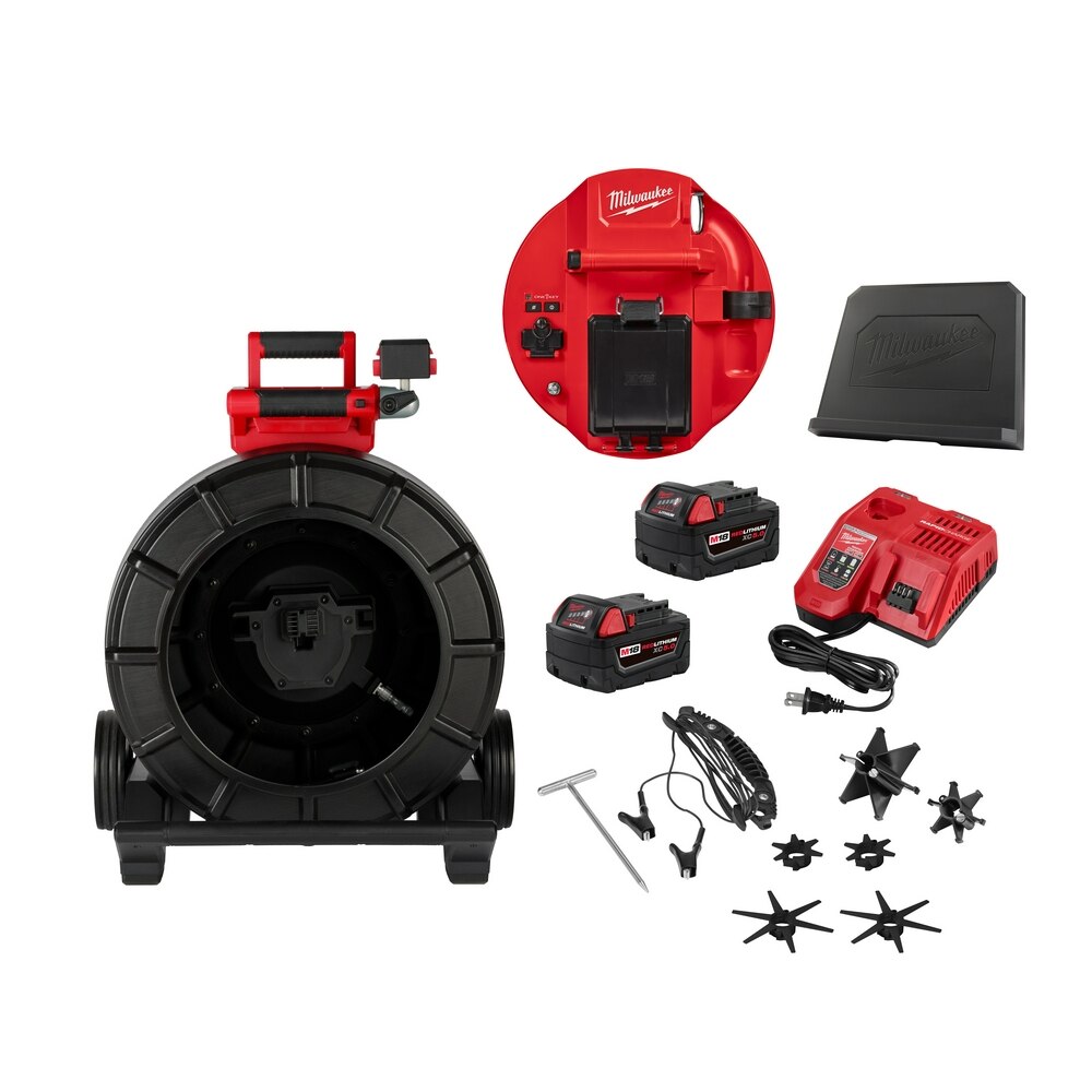 Sell your used Milwaukee tools – Get cash for Milwaukee 2975-22 M18 200’ Mid-Stiff Pipeline Inspection System at WeBuyTool.com
