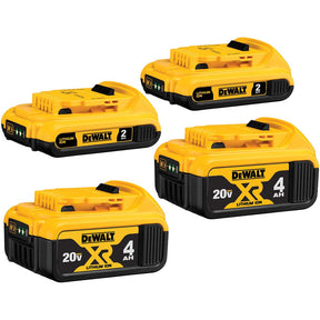 Sell your used Dewalt tools – Get cash for DeWalt DCB324-4 20V MAX Lithium-Ion Battery 4-Pack, (2) x 4.0 Ah + (2) 2.0 Ah at WeBuyTool.com
