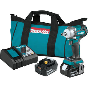 Sell your used Makita tools – Get cash for Makita XWT15T 18V LXT Lithium-Ion Brushless Cordless 4-Speed 1/2" Sq. Drive Impact Wrench Kit w/ Detent Anvil, var. spd., rev., L.E.D. Light, bag (5.0Ah) at WeBuyTool.com