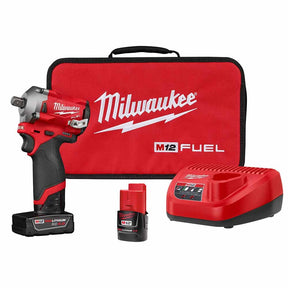Sell your used Milwaukee tools – Get cash for Milwaukee 2555-22 M12 FUEL Stubby 1/2" Pin Impact Wrench Kit at WeBuyTool.com