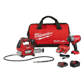 Sell your used Milwaukee tools – Get cash for Milwaukee 2967-22GG M18 FUEL 1/2" HTIW w/ Friction Ring & Grease Gun Combo Kit at WeBuyTool.com