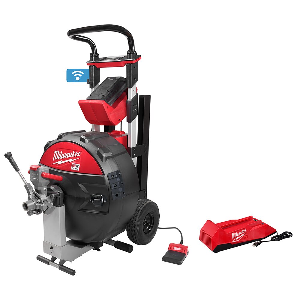 Sell your used Milwaukee tools – Get cash for Milwaukee MXF500-1CP MX FUEL Sewer Drum Machine Drain Cleaner Kit w/ Battery at WeBuyTool.com