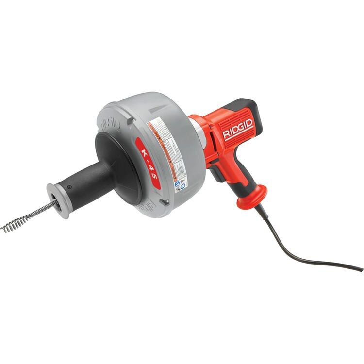 Sell your used Ridgid tools – Get cash for RIDGID 35473 K-45 Drain Cleaner C-1IC Cable w/Bulb Auger (5/16" x 25') AUTOFEED at WeBuyTool.com